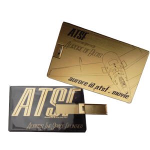 clé usb métal doré