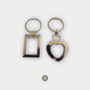 Porte clé argenté métallique