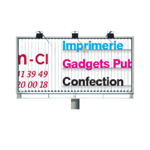 affiche publicitaire tendance