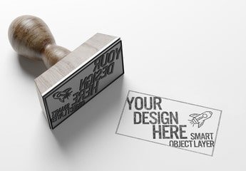 Tampon rectangulaire EN BOIS µ