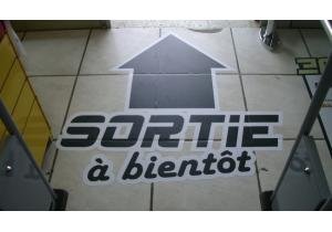 Vinyle adhésif Autocollant spécial sol