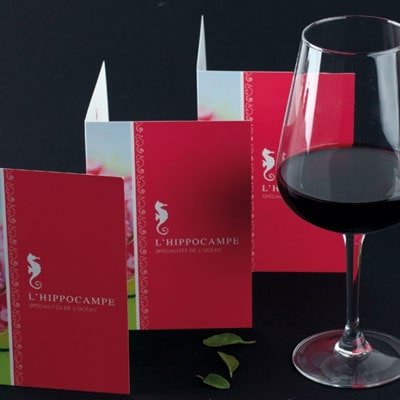 plaquette à 2 volet format A6