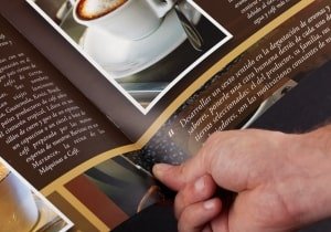 plaquette à 2 volet