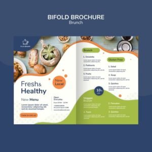 Plaquette à 2 volets